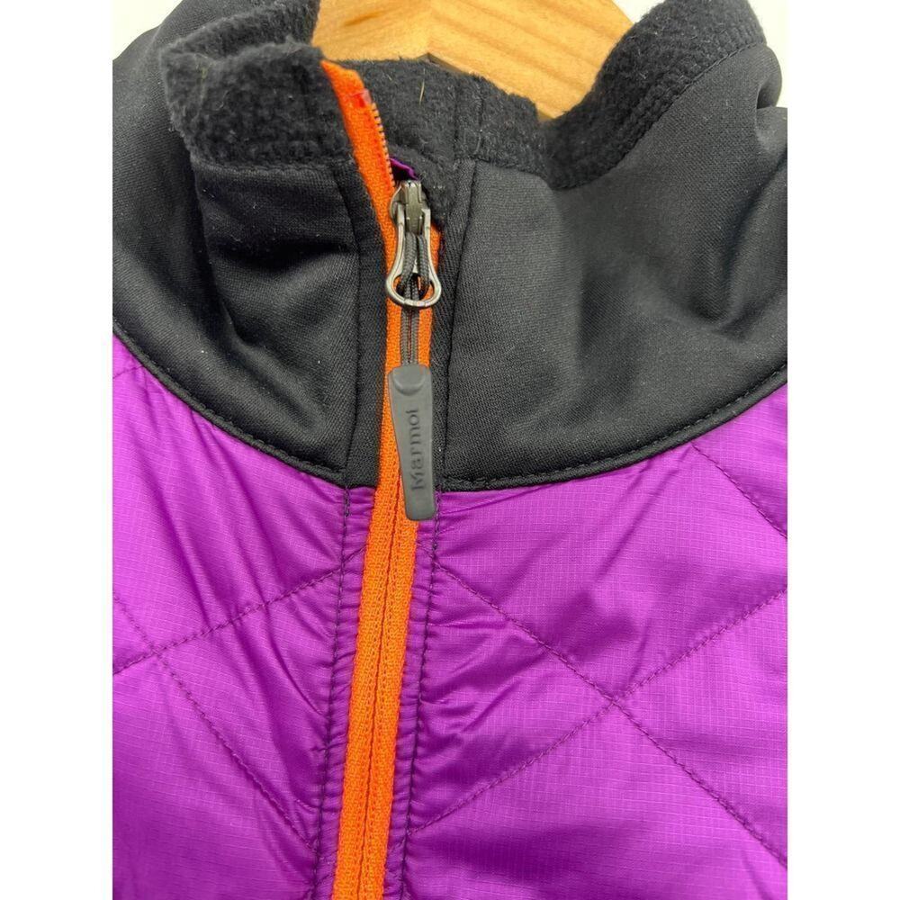 Marmot Quilted Lightweight Full Zip Jacket Coat Purple Black Small‎ Womens - Picture 7 of 9